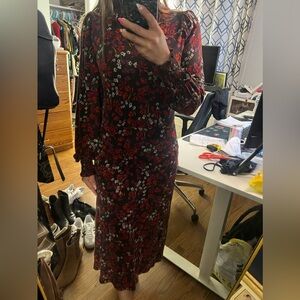 Long floral dress